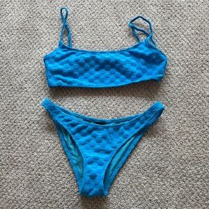 Blue Triangl Bikini